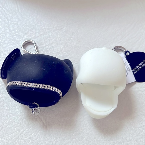 Cat Glow in Dark sanitizer holder, and Skull Light Up sanitizer holder!! - Picture 2 of 2